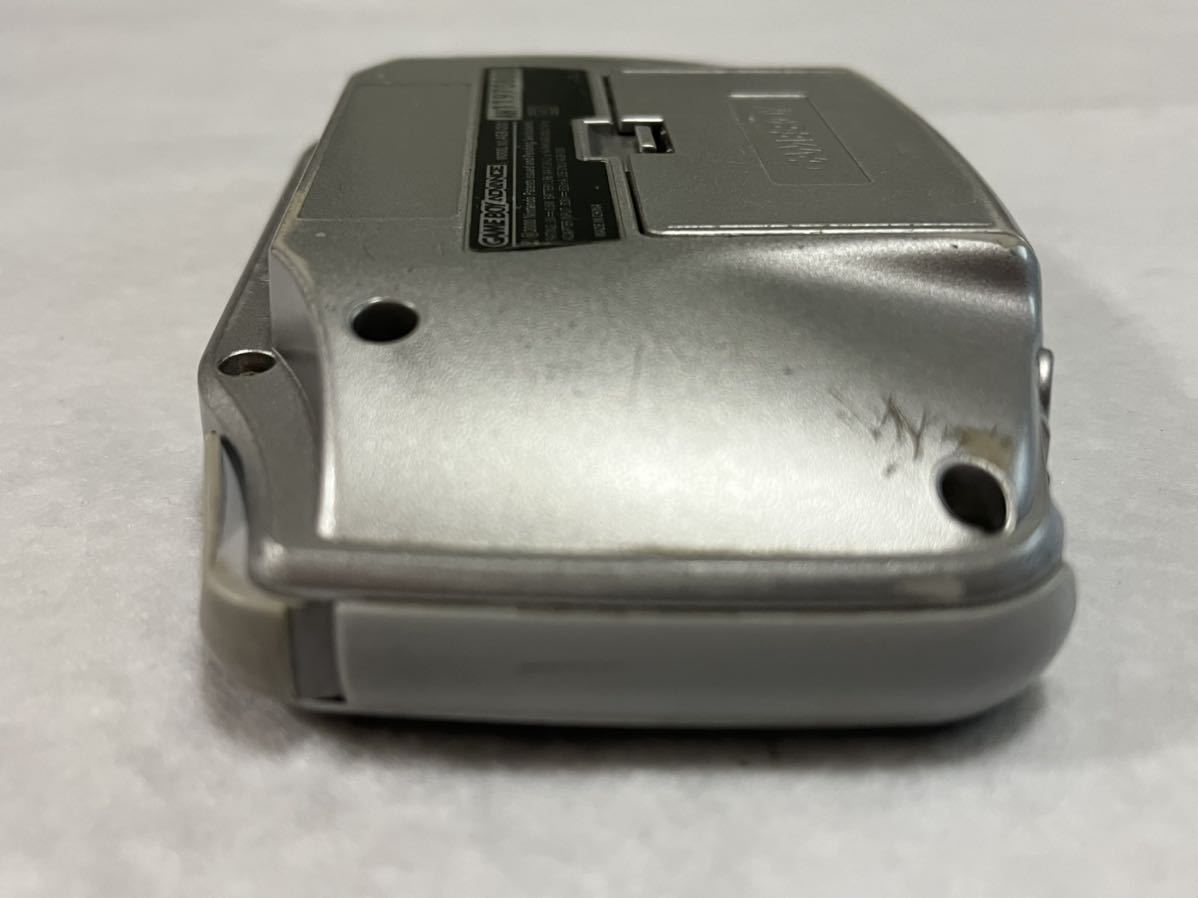 ゲームボーイアドバンス シルバー 本体のみ GBA 任天堂 シルバー 任天堂 GBA GAMEBOY 2台セット 動作品ゲームボーイアドバンスSP本体（AGS-001&frasl;プラチナ