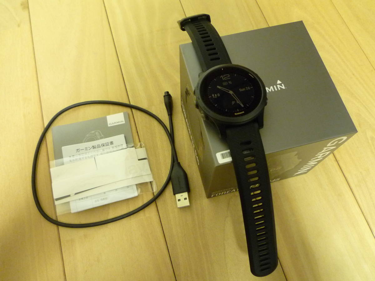 ● 送料無料 GARMIN ForeAthlete 945 ランニング/トライアスロン用 GPSウォッチ ガーミン 別売りハートレートセンサー付き 美品 ●