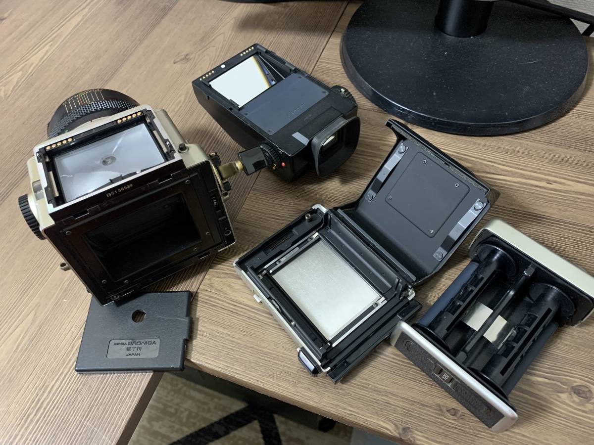 ZENZA BRONICA ETR S AE-Ⅱ ZENZANON MC 75mm 1:2.8 ゼンザ ブロニカ