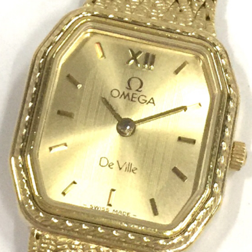 オメガ 腕時計 デヴィル Deville オクタゴン ゴールド金具 クォーツ