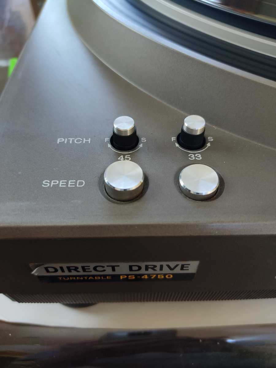 音出し動作品【SONYターンテーブルPS-4750】ダイレクトドライブ 