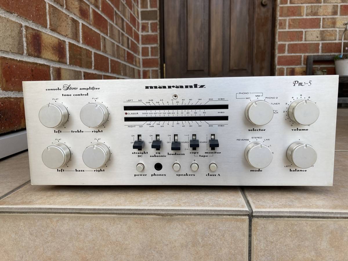 marantz マランツ プリメインアンプ Pmー5 PM-5 マランツ プリメイン