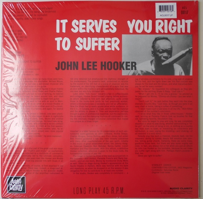 Lee LEE Hooker John JOHN The HOOKER ⁄ Blues ジョン・リー・フッカー
