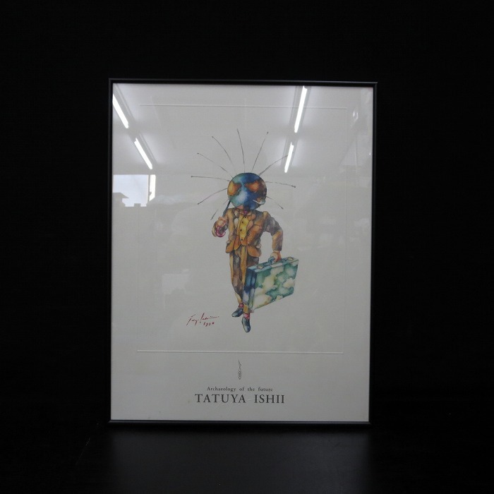 【限定SALE，セール】 石井竜也 アートポスター 浪漫飛行 そら行け 編 1990年 額装 オフセット印刷 レア(石井竜也)｜売買されたオークション情報、yahooの商品情報をアーカイブ公開 - オークファン あ行