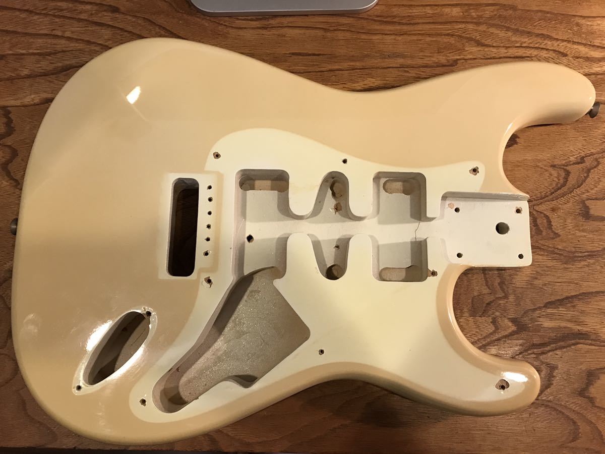 1987年製 Tokai Body Purple Sj 503 Strato Sunburst Type スクエアー ストラトタイプ トーカイ パープルサンバースト フロイド用 ボディ 正規品 Sj 503