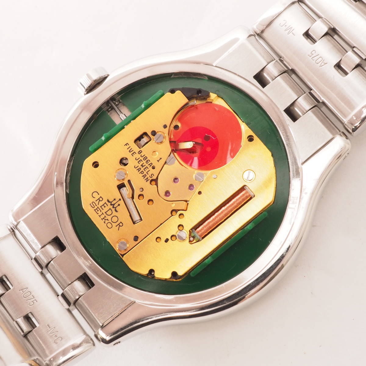 セイコー クレドール 8J86-7A00 SEIKO CREDOR デイト SS クォーツ 