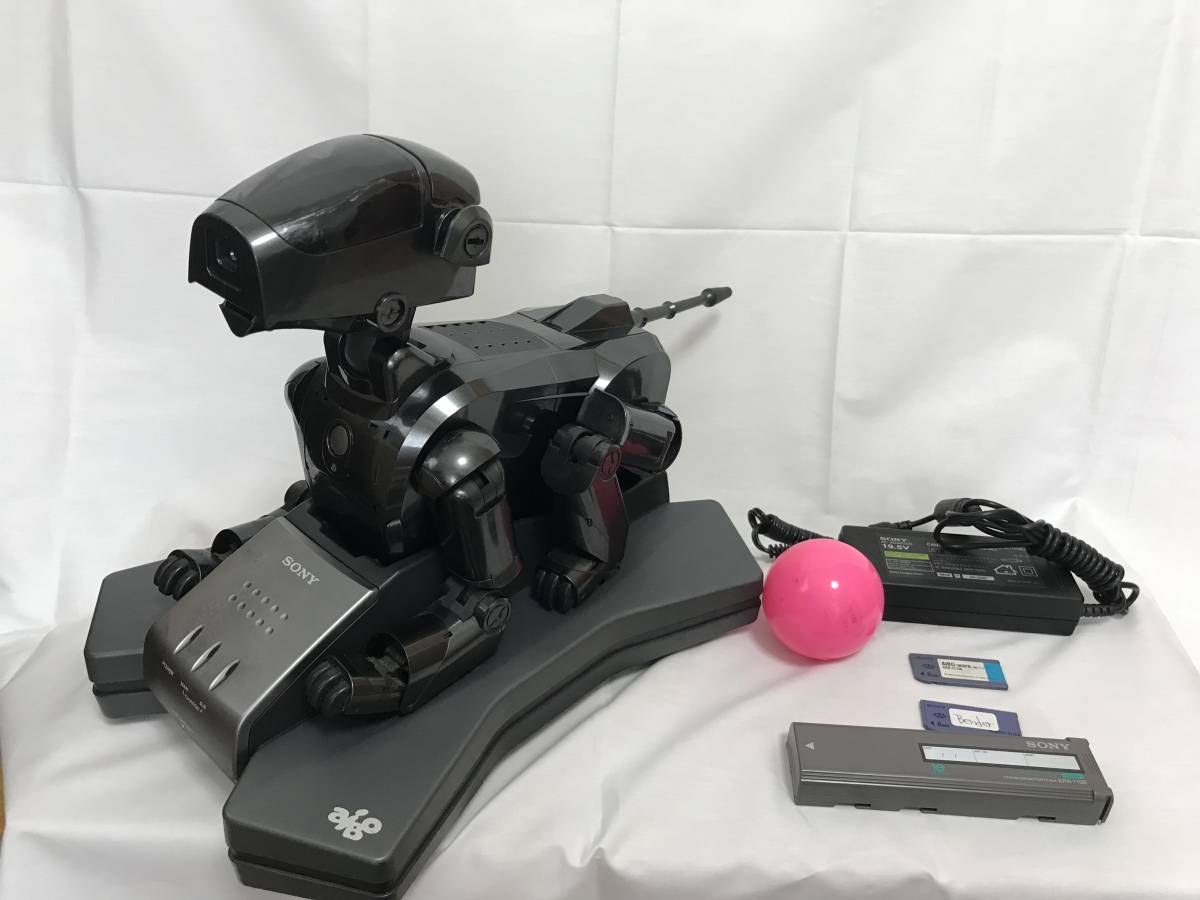 送料無料】Sony AIBO ERS-111 ソニー初代アイボ ブラック・通電&作動