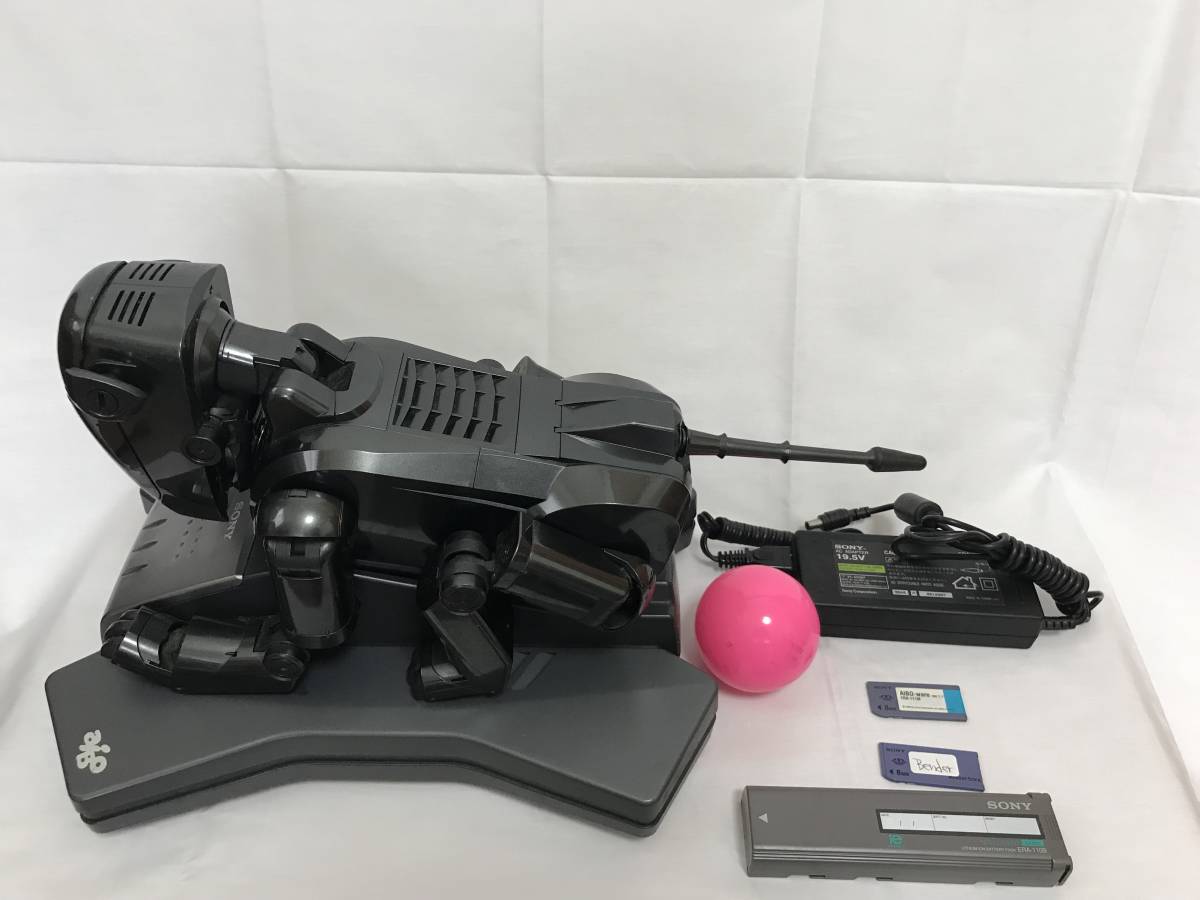 送料無料】Sony AIBO ERS-111 ソニー初代アイボ ブラック・通電&作動
