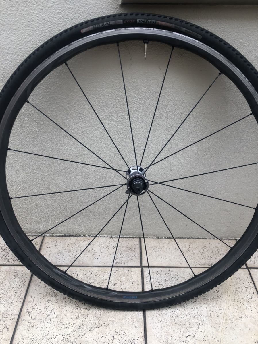 シマノ12/11S 車、バイク、自転車 シマノ WH-RS700-30 フロントのみ