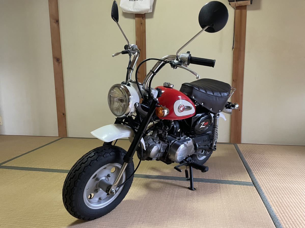 モンキー　ab27 12Vエンジン　z50j ホンダ モンキー 12V AB27 Z50J ノーマル 低走行車 3000K 室内保管