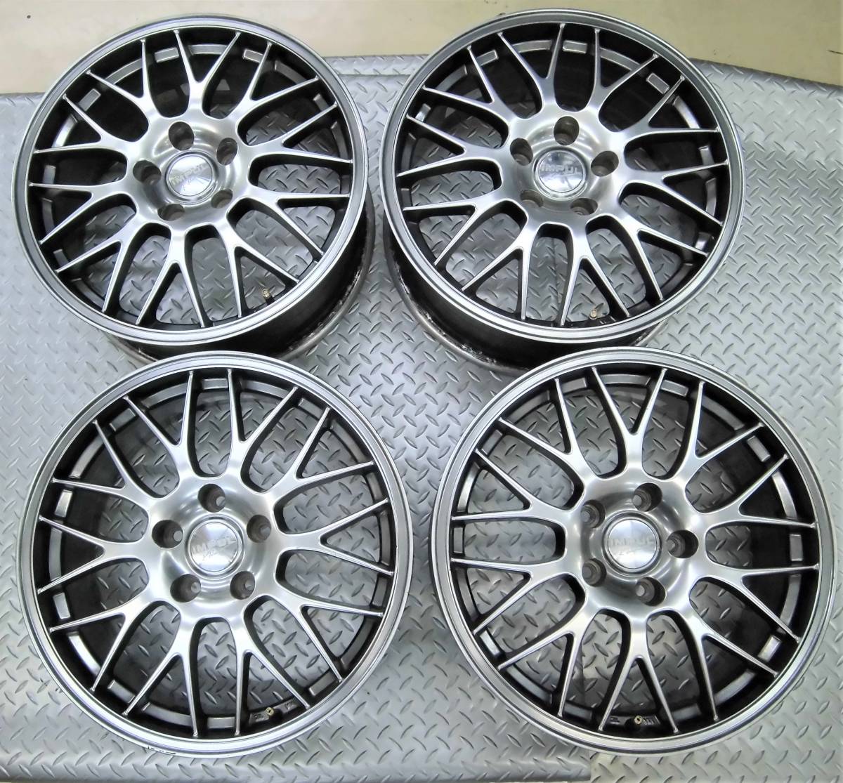 希少☆当時物☆ホシノ☆インパル☆超深リム☆14×8.5J-15☆114.3/4穴 