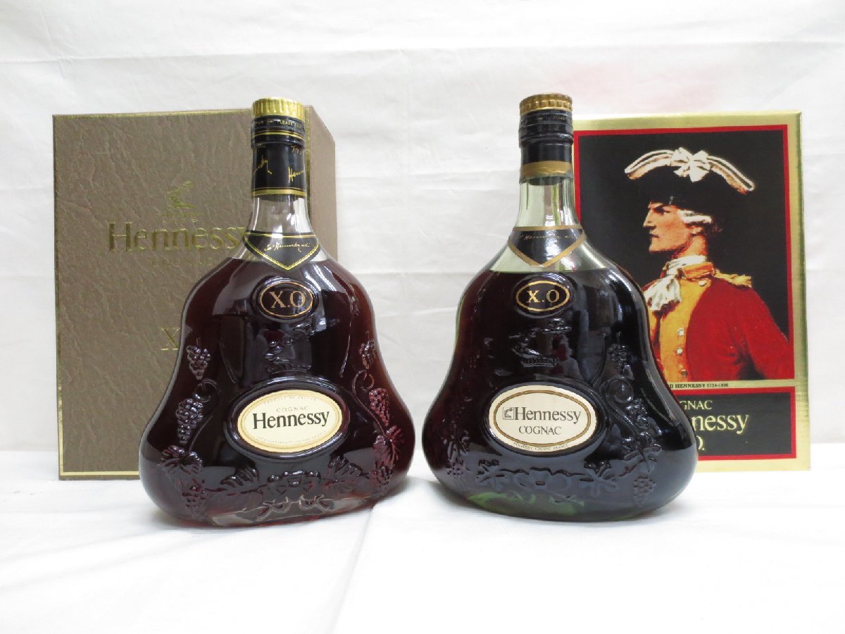 未開封】ヘネシーXO 金キャップ クリアボトル ためらう 750ml 