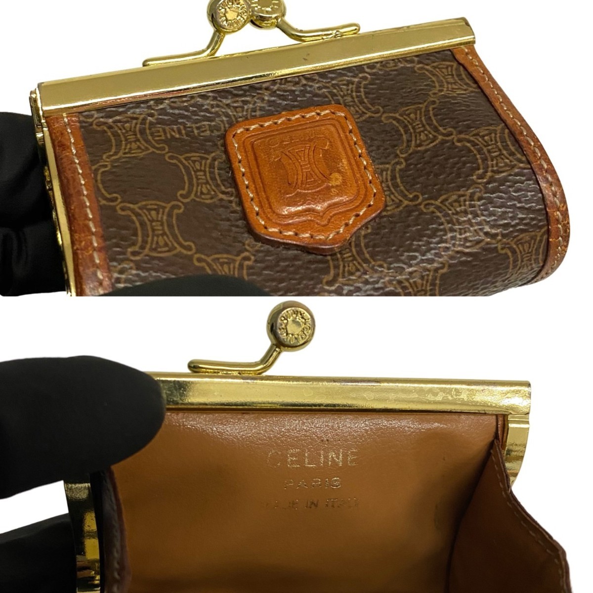 CELINE セリーヌ ヴィンテージ マカダム 極 美品 ブラゾン 柄 | - 極美 
