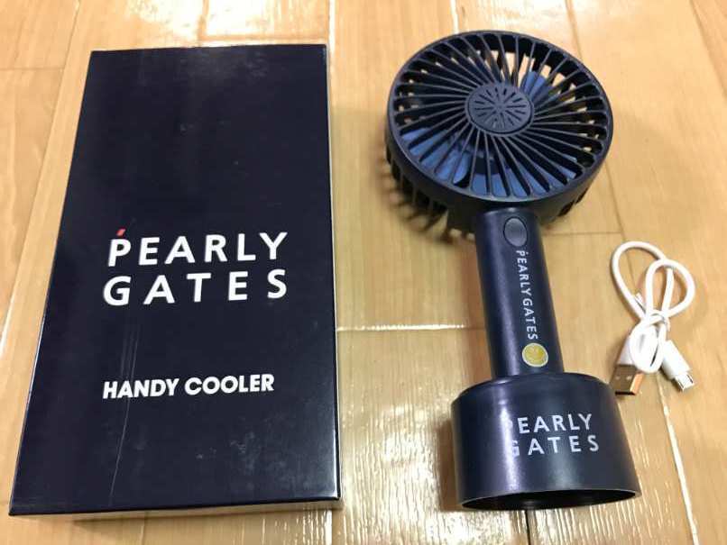 専用出品です。 PEARLY GATES(パーリーゲイツ) ハンディークーラー 携帯用扇風機 053