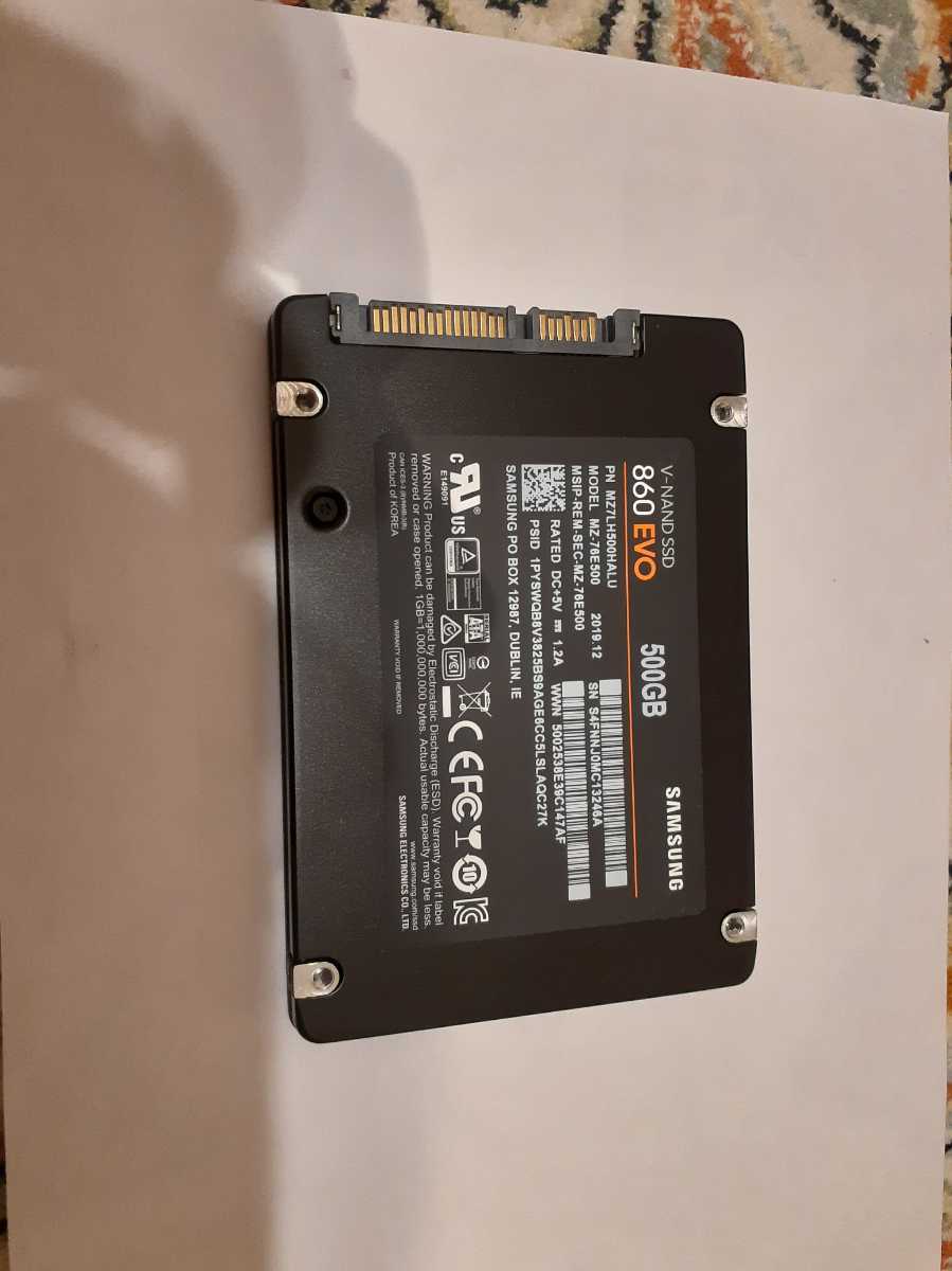 EVO 0 Samsung 500GB SSD SATA 2.5 III Internal Inch com: 内蔵型SSD SAMSUNG Drive 1 MZ-76E500