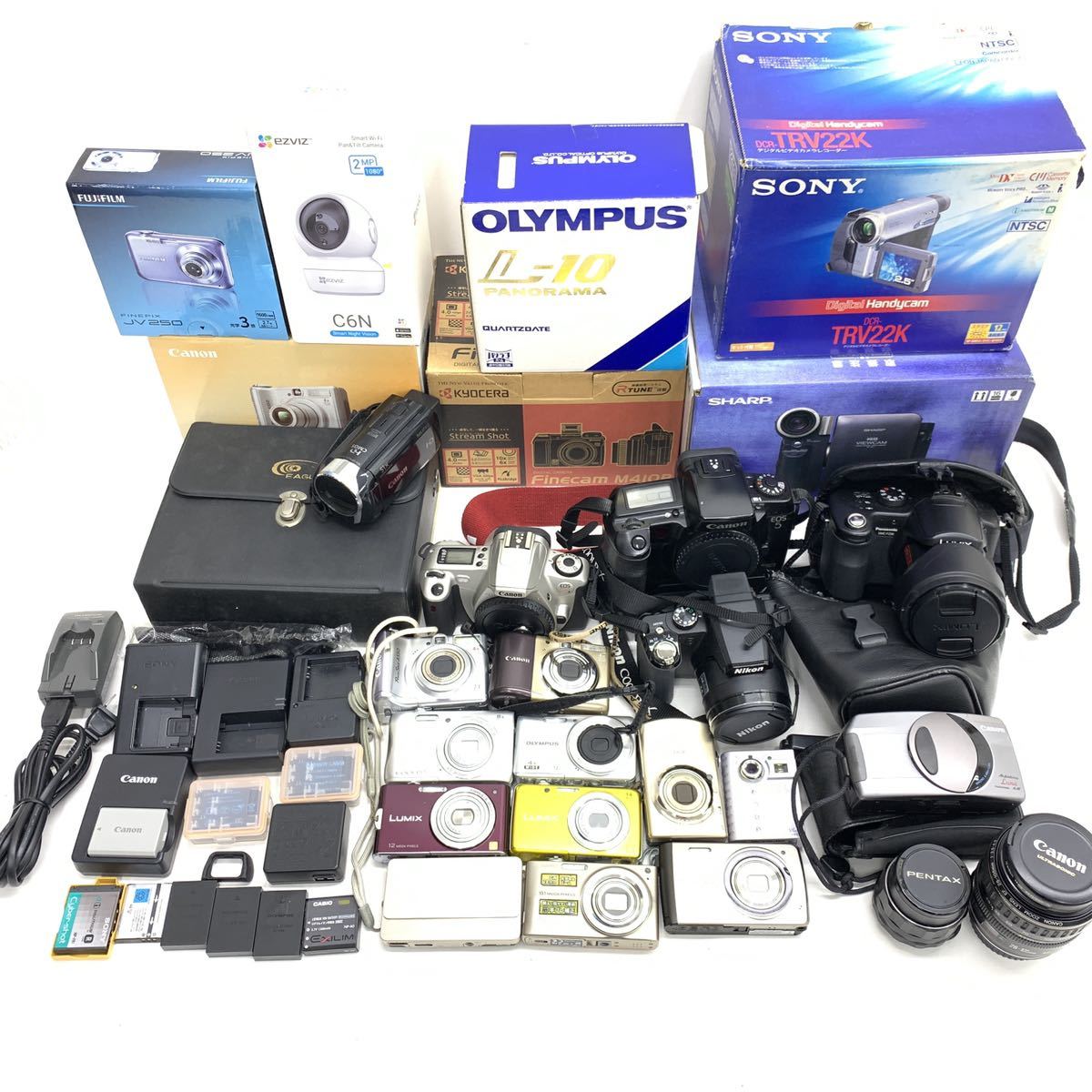 フィルムカメラ デジカメ 8ミリ まとめ売り FUJIFILM RICOH SONY