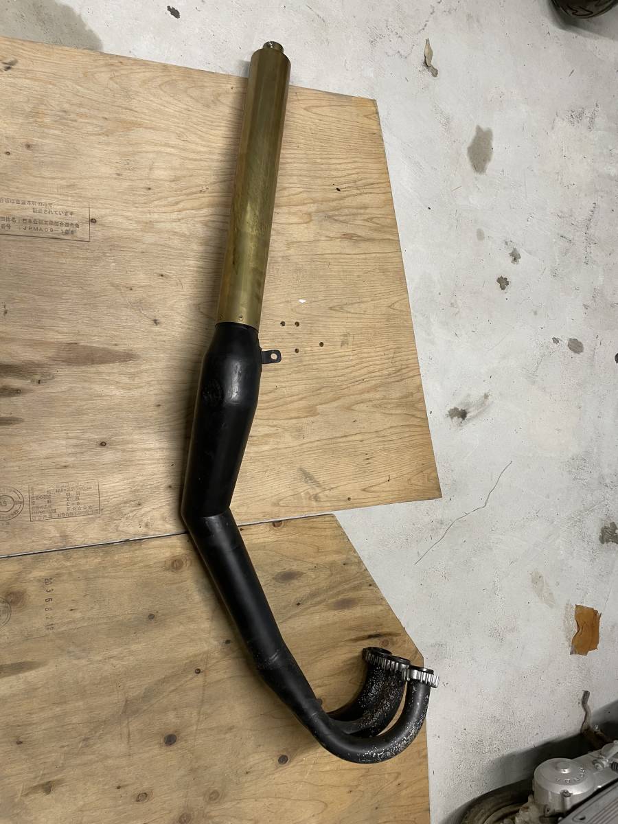 GT380 純正 マフラーフランジ フランジ ショート菅 ヒヅキ サンパチ