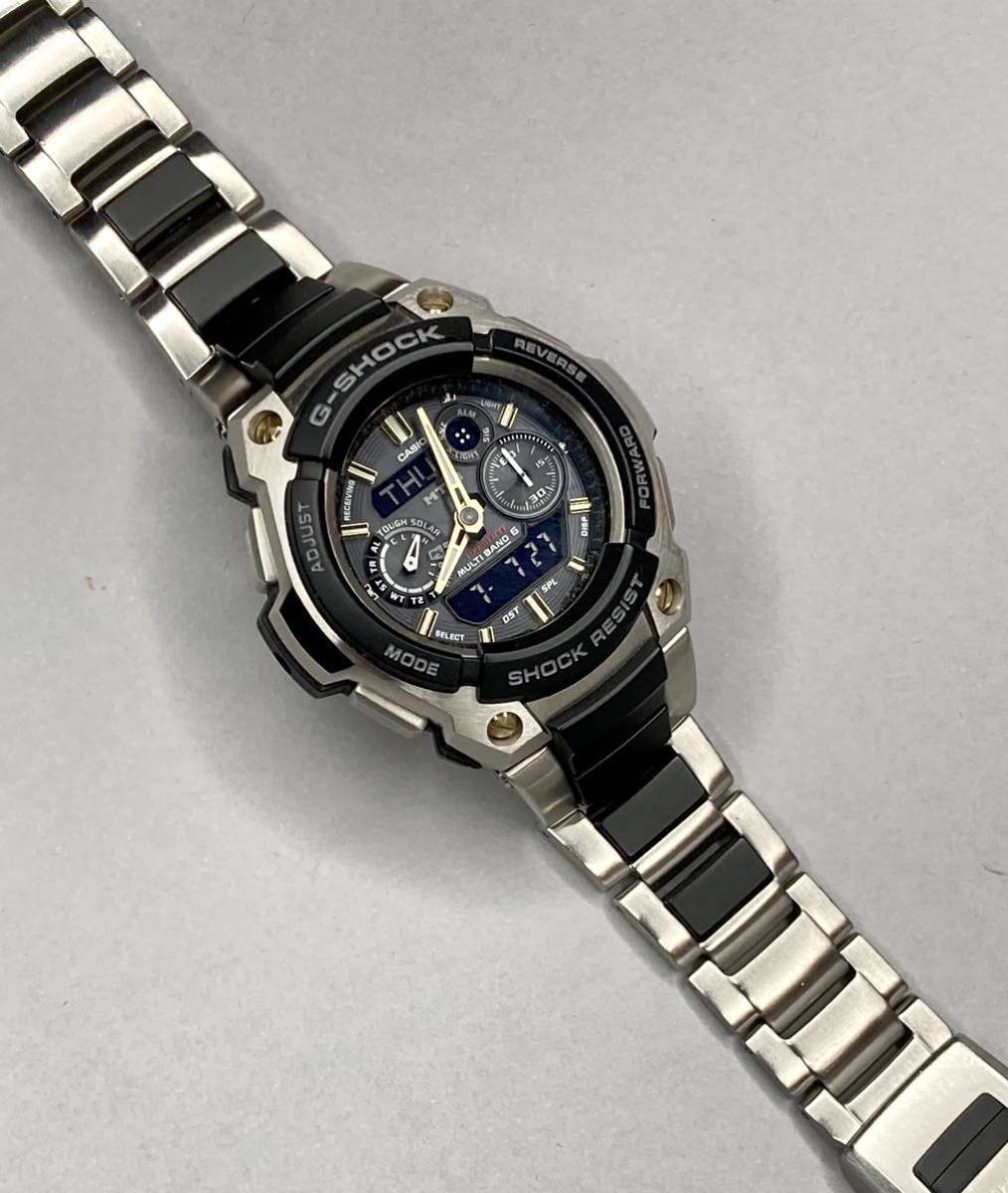 極美品 G-SHOCK MTG-1500-9AJF MT-G タフソーラー電波受信 電波 