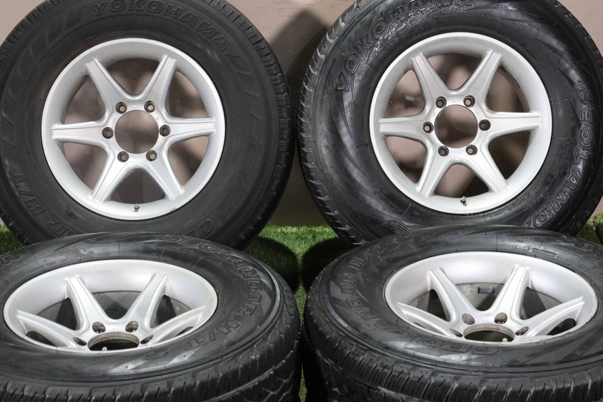 ランドクルーザー80 16インチホイール　8J pcd139.7 10 ガリ傷なし ホイールのみ可＞トヨタ 80 ランドクルーザー等 社外 16in