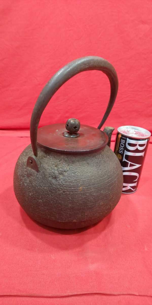 ＆京6【龍文堂造・茶道具 骨董品・南部鉄瓶】 鉄瓶 龍文堂造 龍文堂