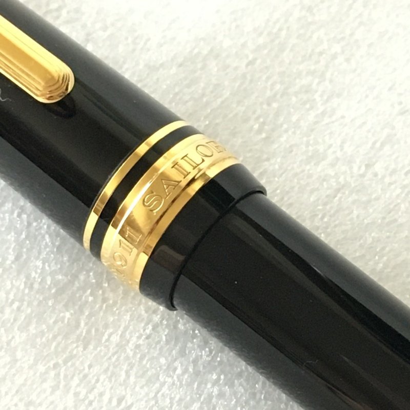 SAILOR セーラー万年筆 1911 14K(585) H-M 軽オーバーホール済 FOUNDED