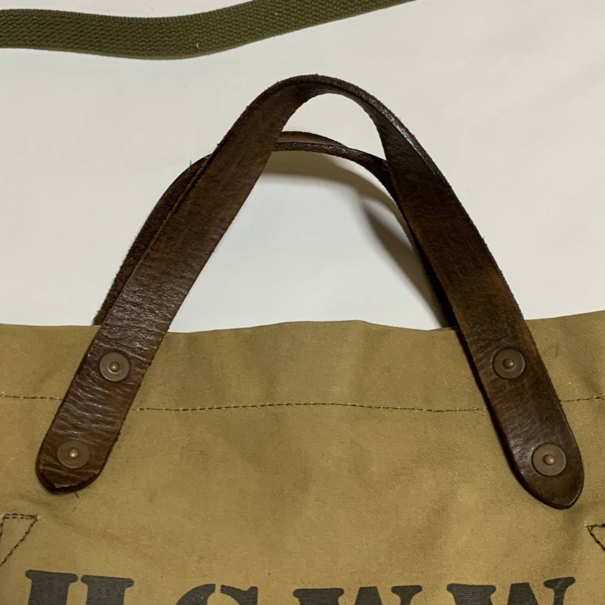 美品 HYSTERIC GLAMOUR girl レザー 切り替え キャンバス トートバッグ 