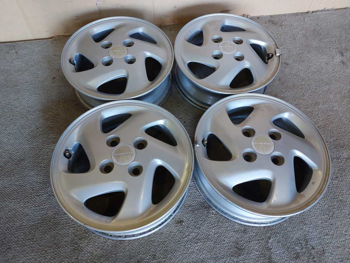 送料無料，爆買い RA2 スバル プレオ 純正13インチアルミホイール 85K10 13&times;4J+45 PCD100 シルバー(純正品)｜売買されたオークション情報、yahooの商品情報をアーカイブ公開 - オークファン 4穴