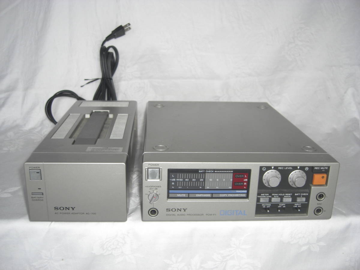 SONY ソニーデジタルオーディオプロセッサーPCM-F1 名機中古(本体