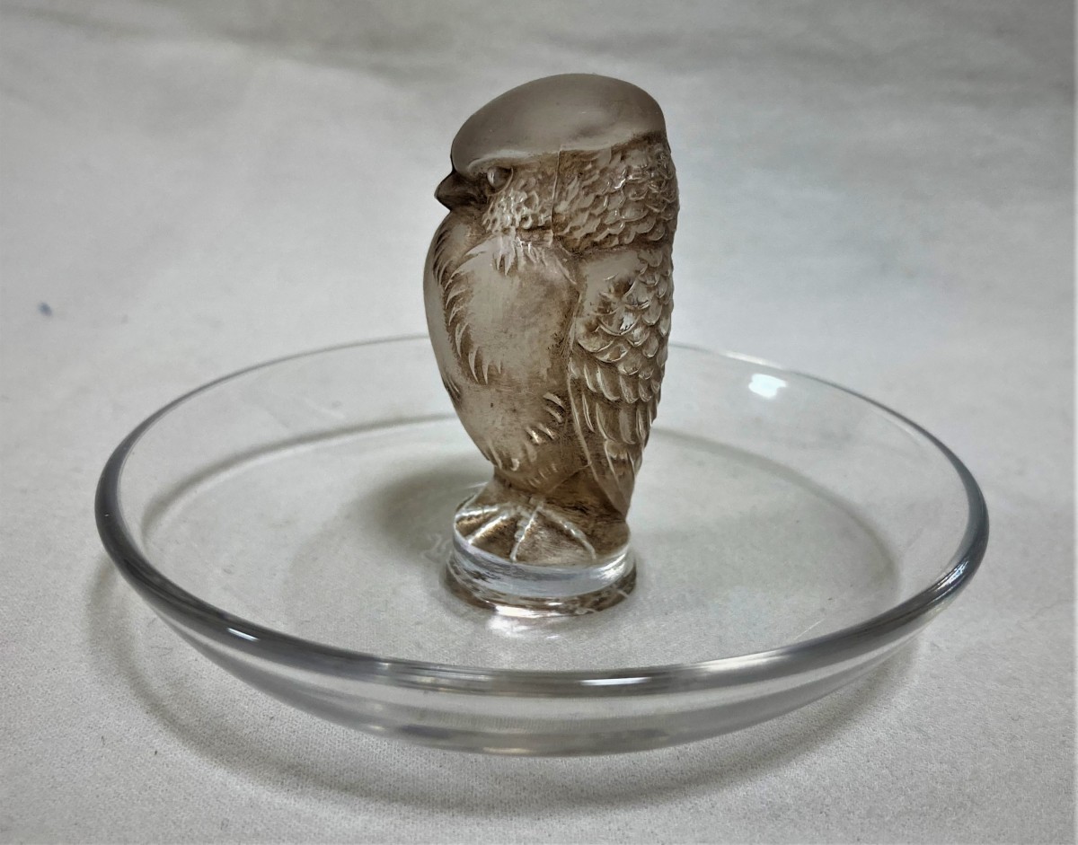 『LALIQUE』ラリック・リングトレイ鳩 ルネ・ラリックの鳥のリングトレー(共箱付) LALIQUE』ラリック・リング