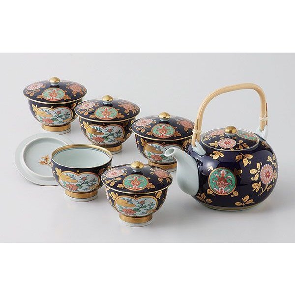  有田焼 古伊万里金彩茶器セット 44120 湯呑 煎茶 急須 ポット ギフト(茶器セット)｜売買されたオークション情報、yahooの商品情報をアーカイブ公開 - オークファン 茶器