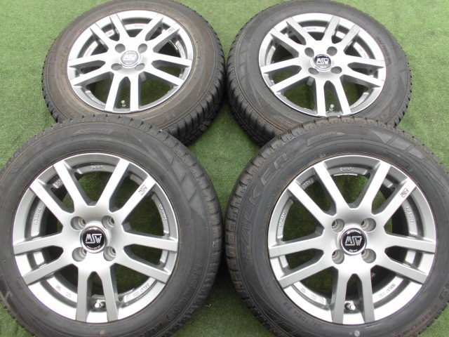 フォルクスワーゲン UP! 純正鉄ホイール＆22年製スタッドレスタイヤ VW 