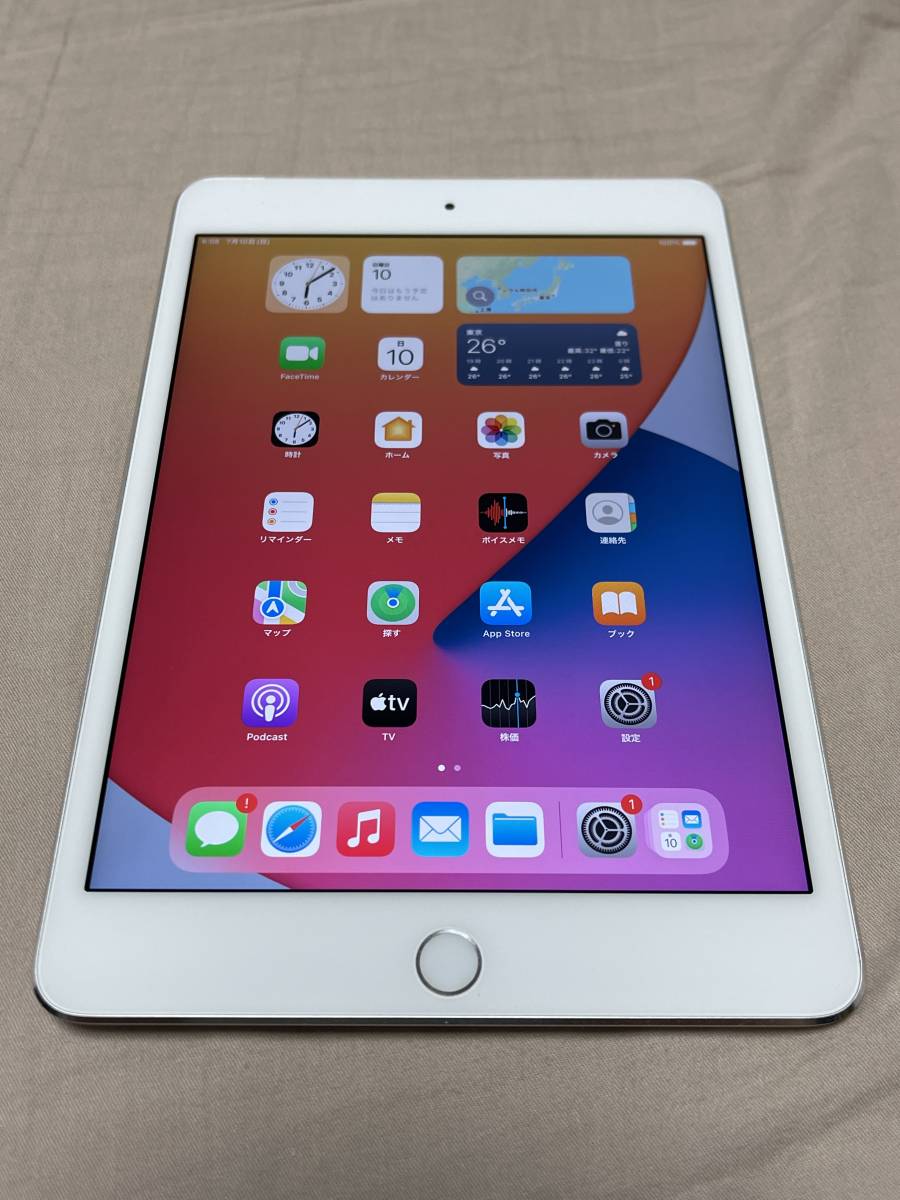 ジャンク docomo MK702J/A iPad mini 4 Wi-Fi + Cellular 16GB(1096