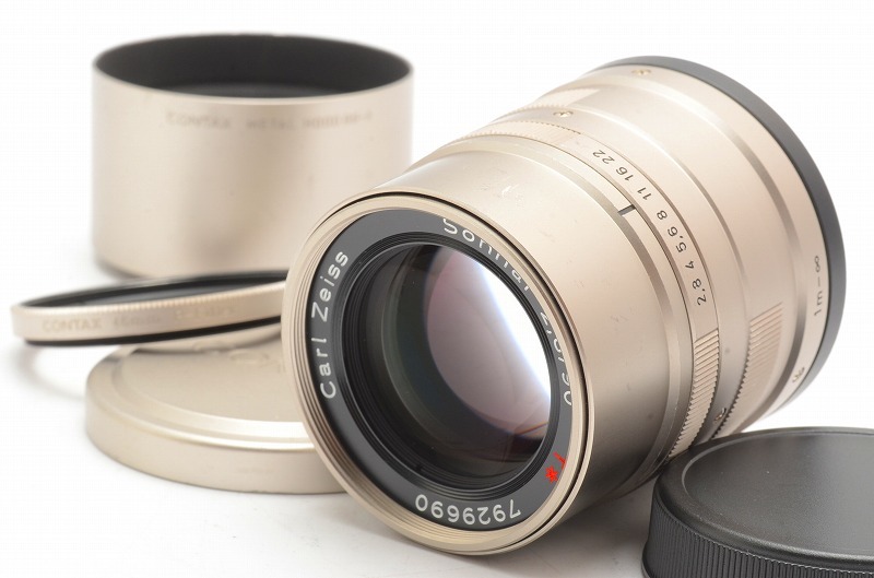 ○新品級○CONTAX コンタックス Carl Zeiss T* Sonnar 90mm F2.8