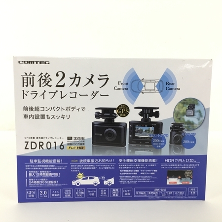 COMTEC ZDR016 ドライブレコーダー 前後2カメラ 未使用Y6611004 【公式