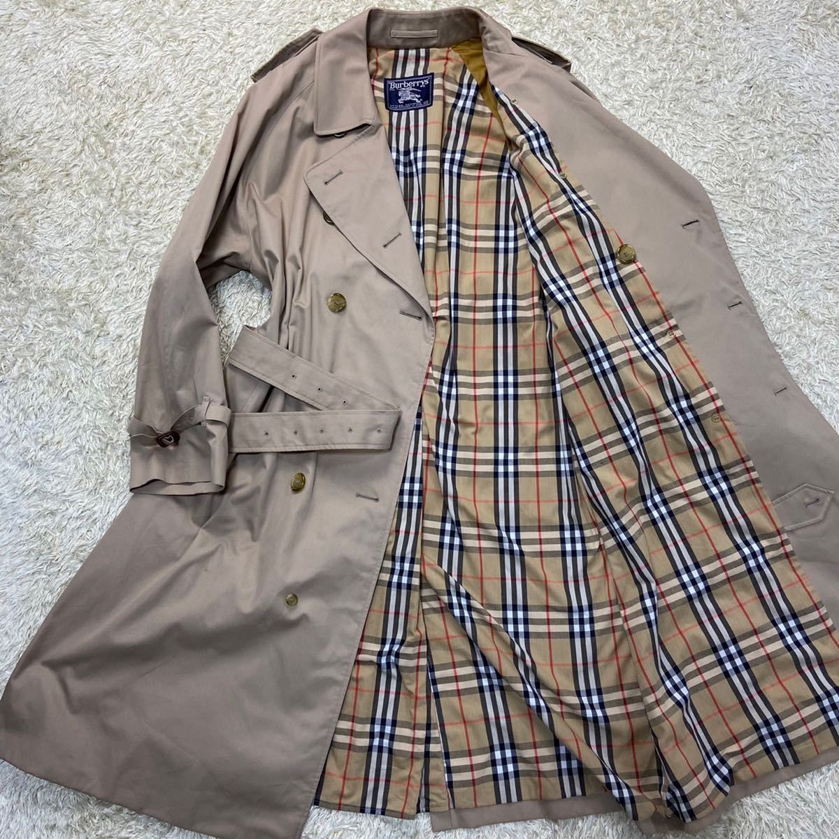 Burberry トレンチコート ノバチェック ベージュ ベージュ 【英国製