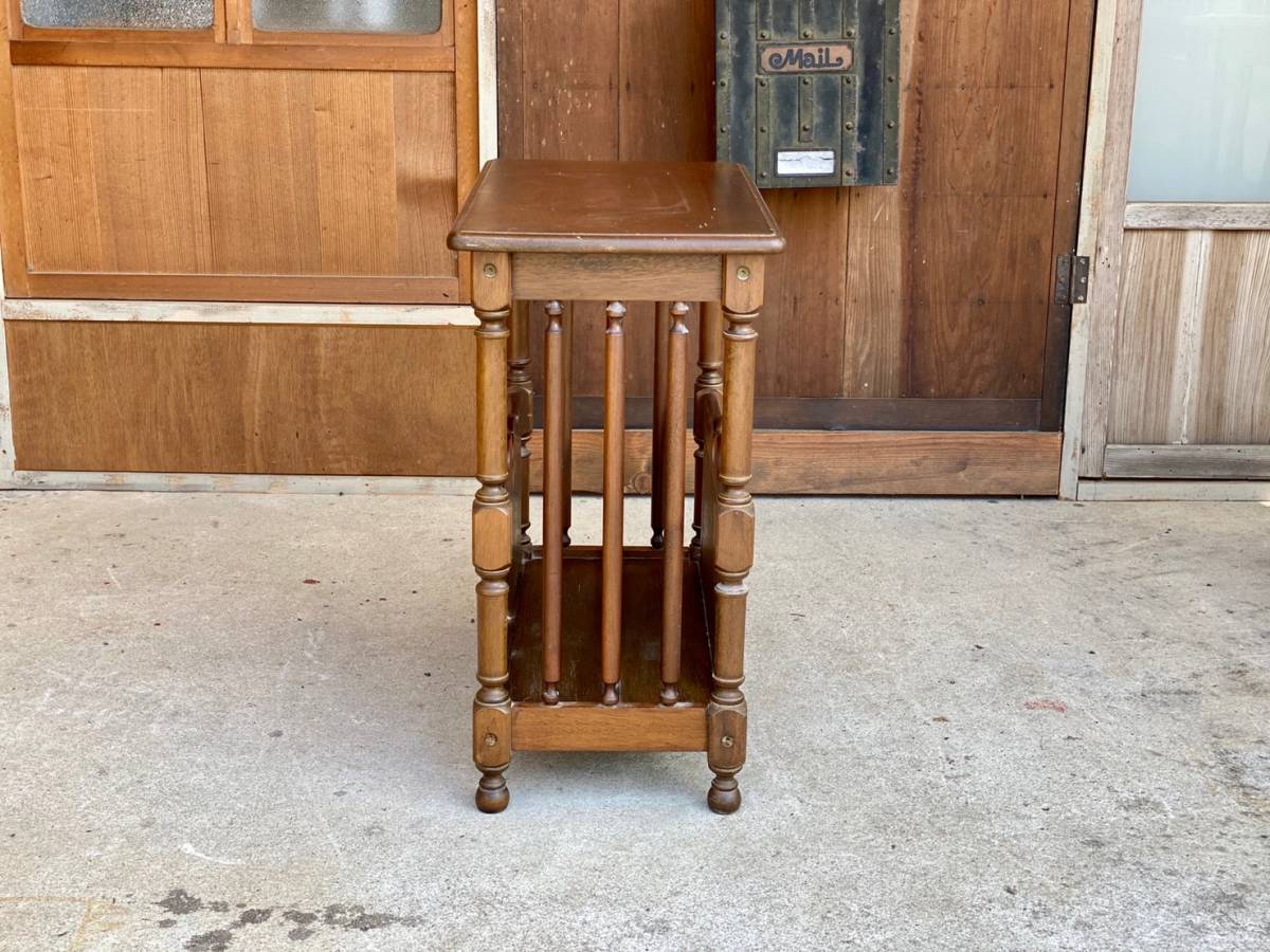 イタリア製 花柄 サイドテーブル コーヒーテーブル 象嵌細工 艶有り