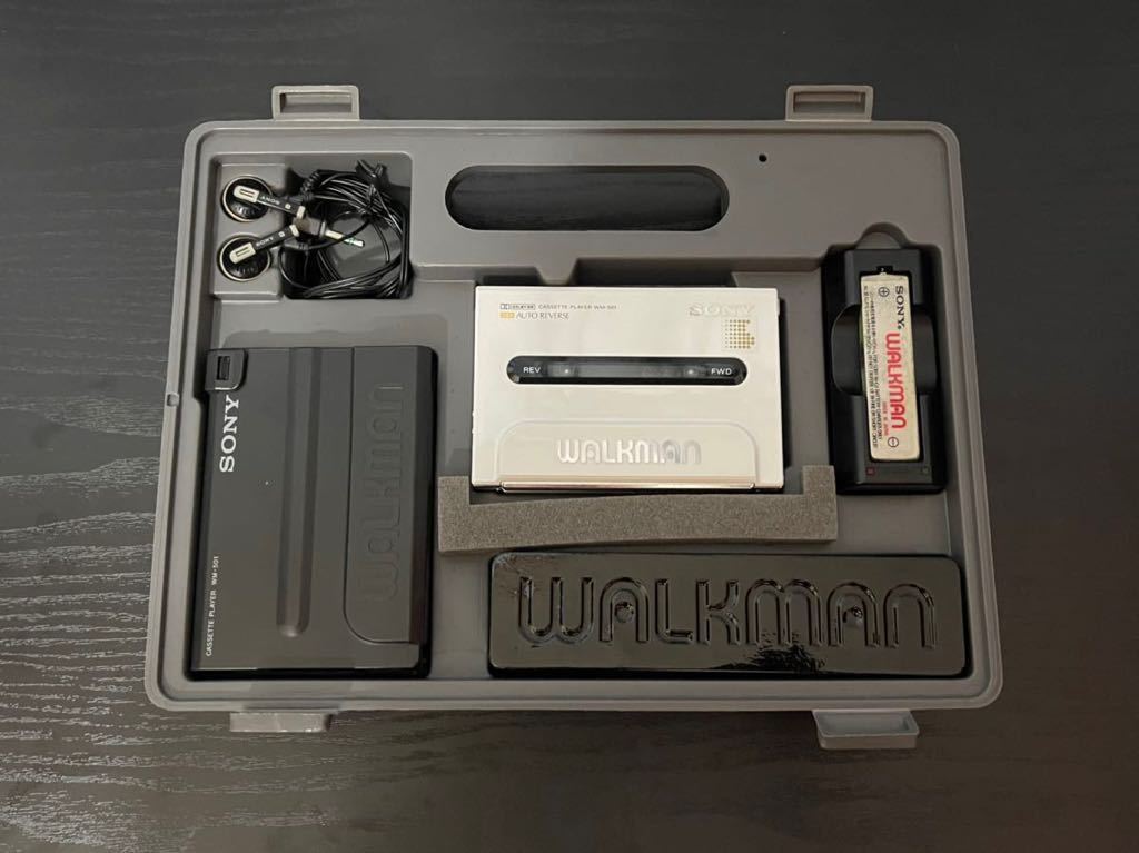 美品/SONY/ソニー/WALKMAN/WM-501(ホワイト)/カセットウォークマン