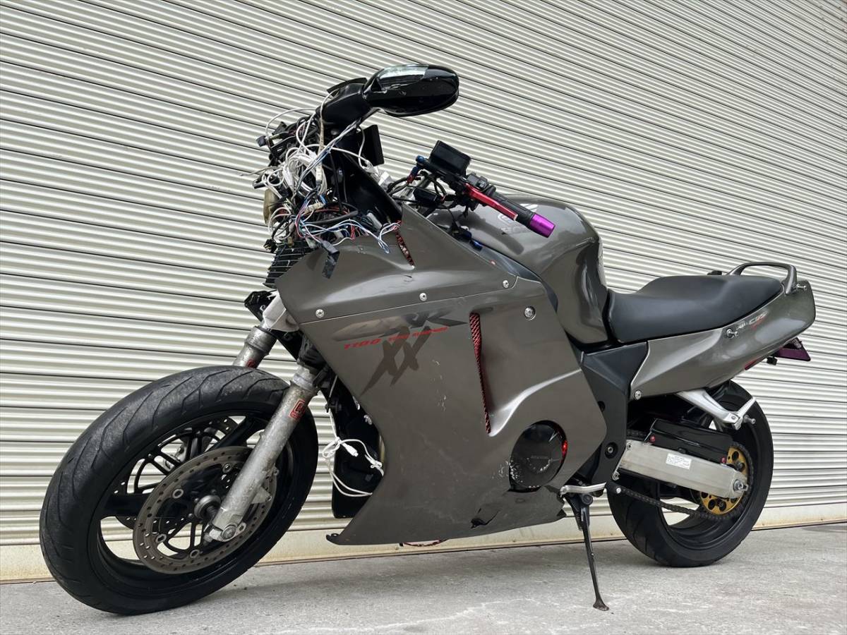 ホンダ CBR1100XX ブラックバード 逆車 前期 キャブ車モデル 始動OK 