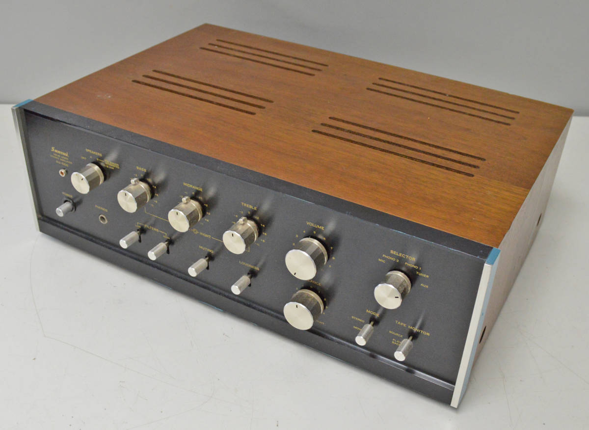 ジャンク品 SANSUI サンスイ AU-666 プリメインアンプ☆電源ON
