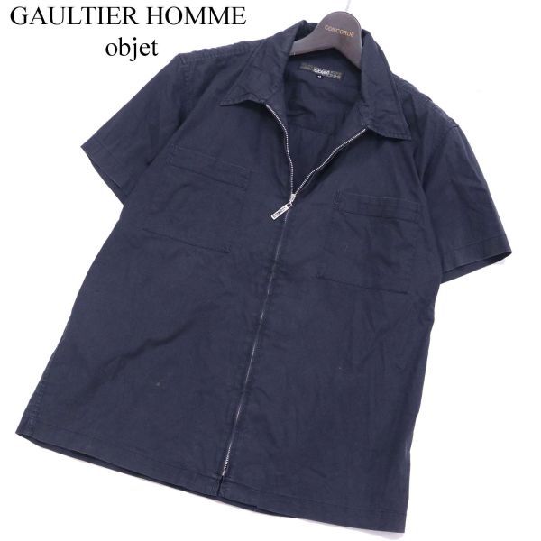 GAULTIER HOMME objet ジャンポール ゴルチエ オム 春夏 半袖 ジップ