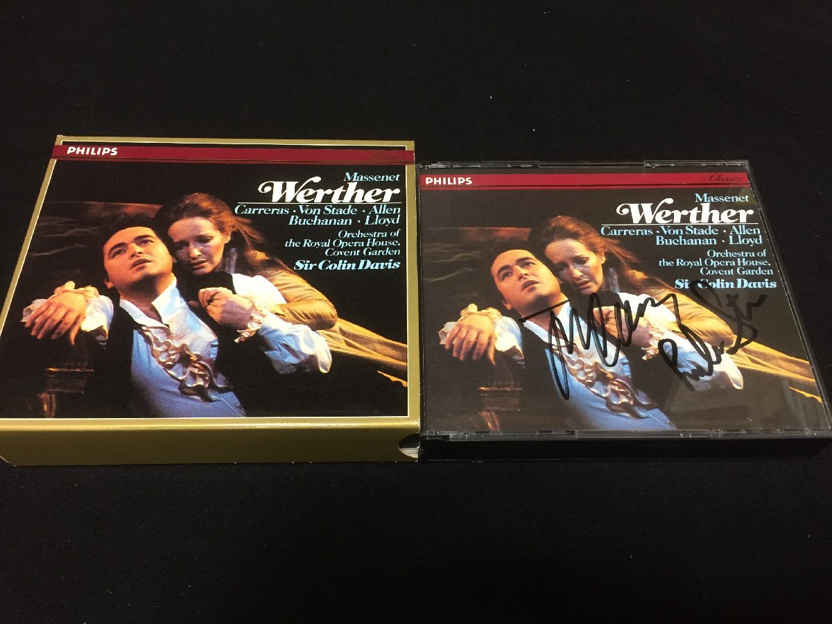  サイン付CD 日本フォノグラム/PHILIPS/西独盤 コリン デイヴィス マスネ：ウェルテル 2CD 35CD491/4166542(オペラ)｜売買されたオークション情報、yahooの商品情報をアーカイブ公開 - オークファン オペラ