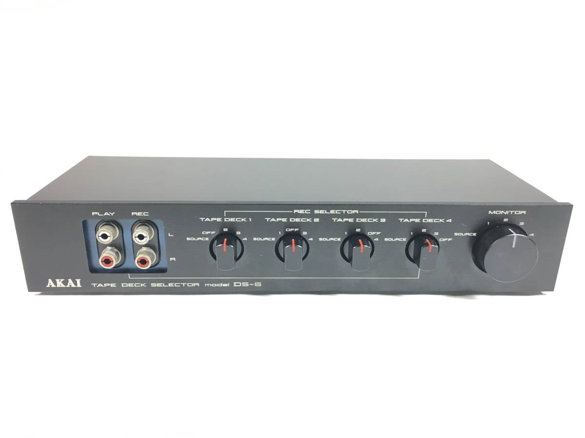 AKAI DS－5（ブラック） テープデッキセレクター テープデッキ