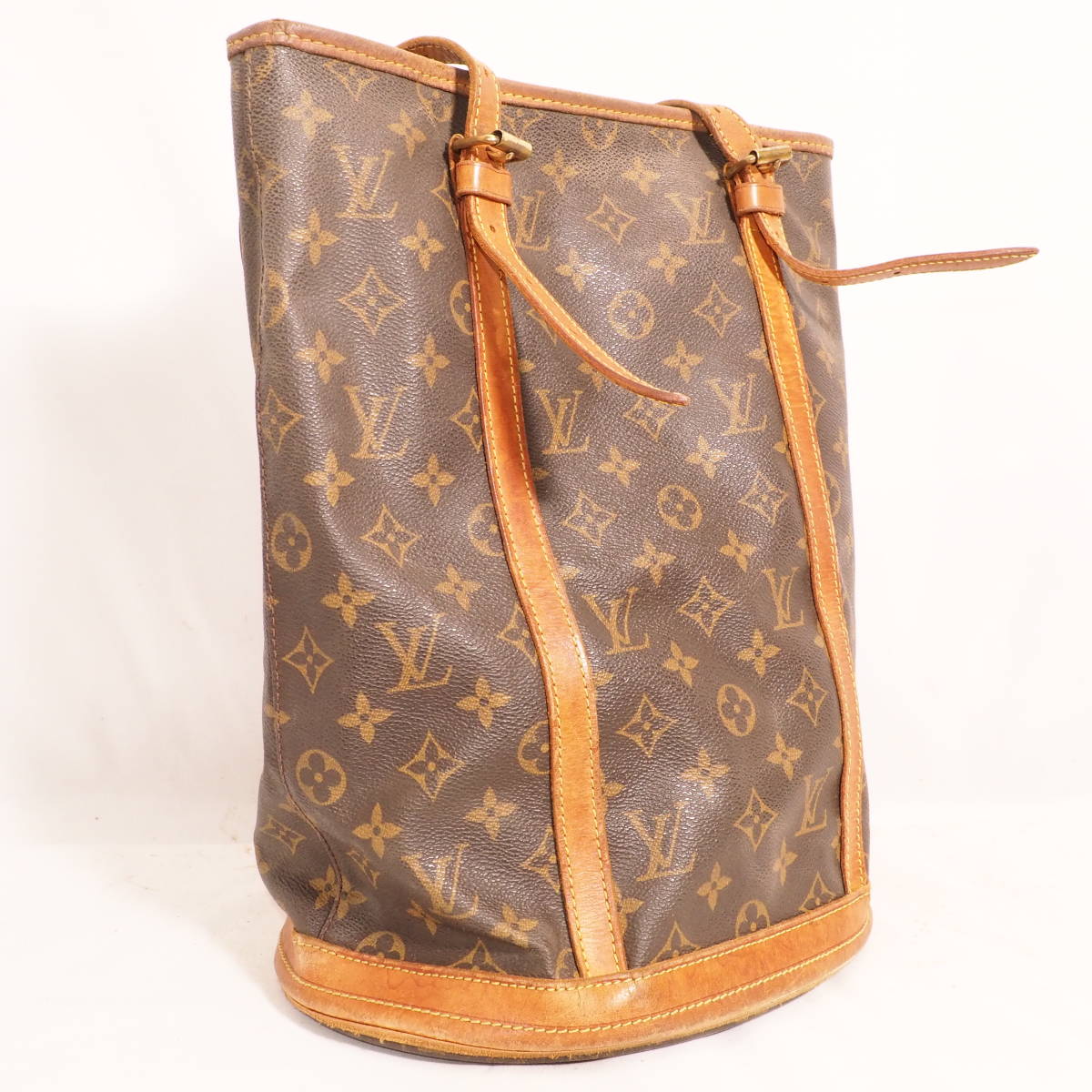 ルイ・ヴィトン モノグラム バケットGM LOUIS VUITTON バケツ型 トートバッグ ショルダーバッグ[DK3008]FU1 LOUIS モノグラム バケットGM 1858-187PO 良品 VUITTON(ルイヴィトン)