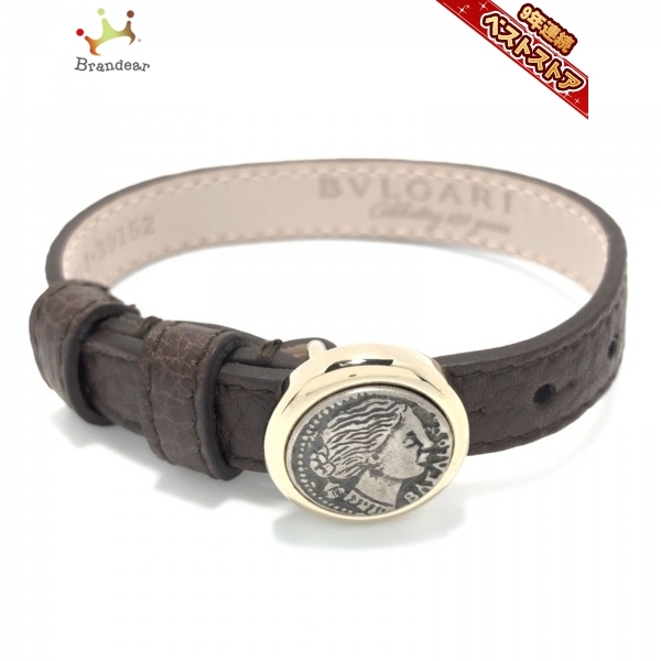 モネーテ ブルガリ ブレスレット BVLGARI | コイン レザー [新品