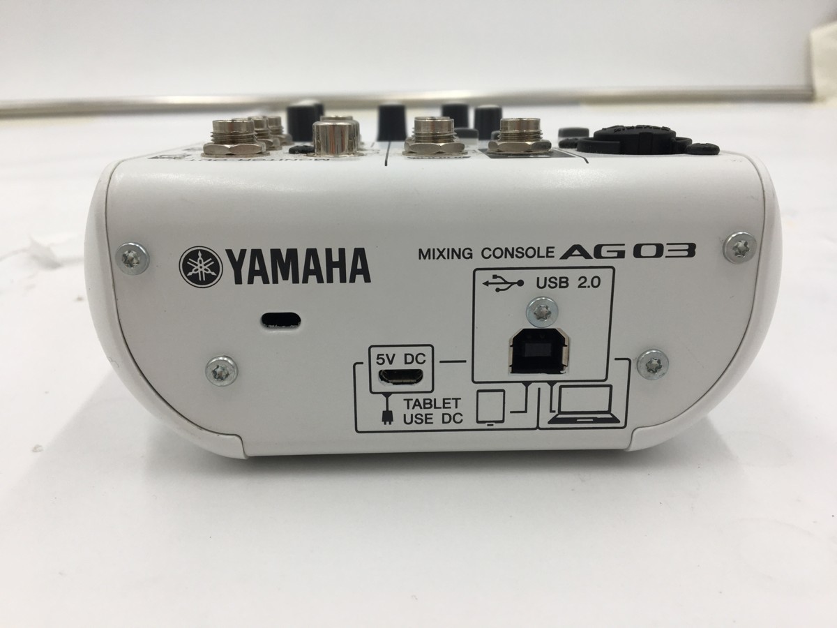 【極美品】 YAMAHA AG03 ミキシングコンソール ♪△【YAMAHA ヤマハ】ミキシングコンソール AG03 0713 4 【公式通販】