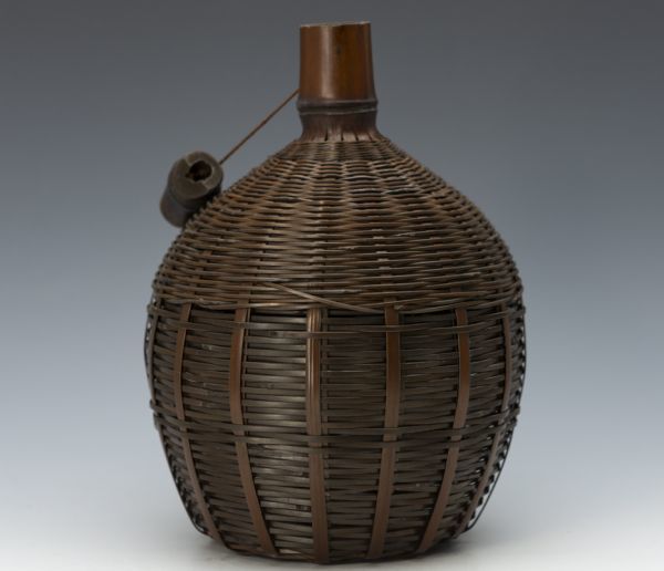 有馬籠 籠花入 竹師 長尾宗湖 花入 竹工芸品 紙箱入 10139938.jpg