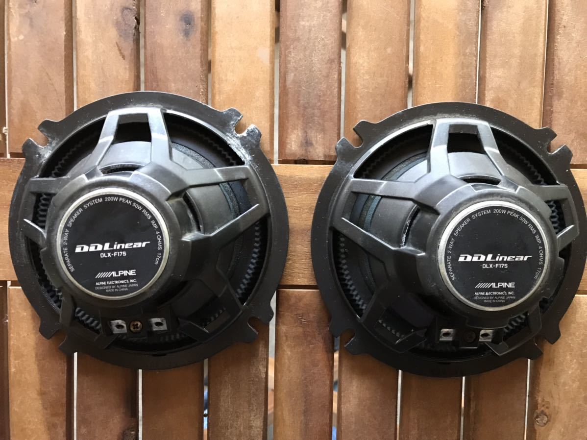 アルパイン DDLiner DLX-F17S ミッドウーハーのみ アルパイン DLX-F17S