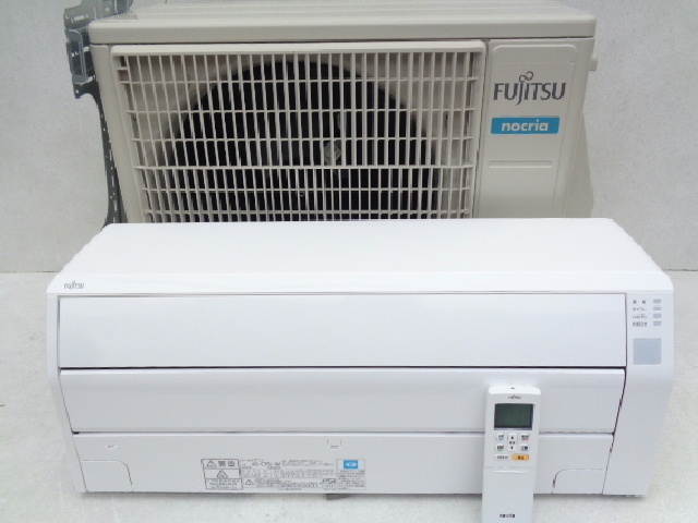 □□FUJITSU 富士通 ルームエアコン AS-C25J-W nocria ノクリア 2019年
