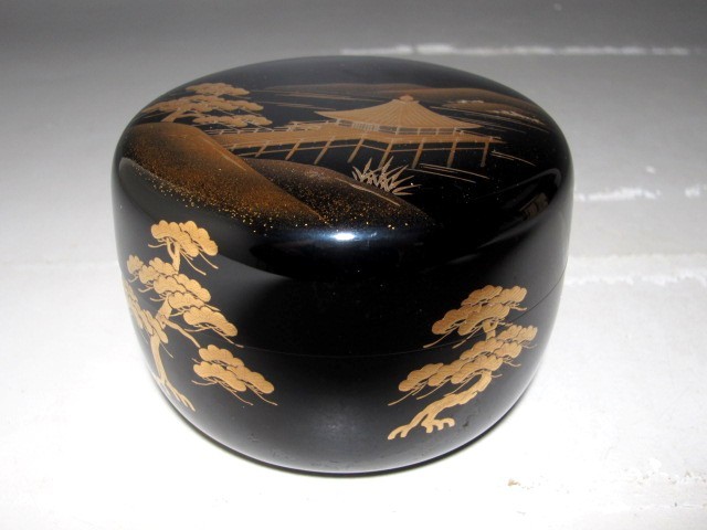 千家十職 中村宗哲 浮御堂平棗 裏千家淡々斎花押k421 工芸品 