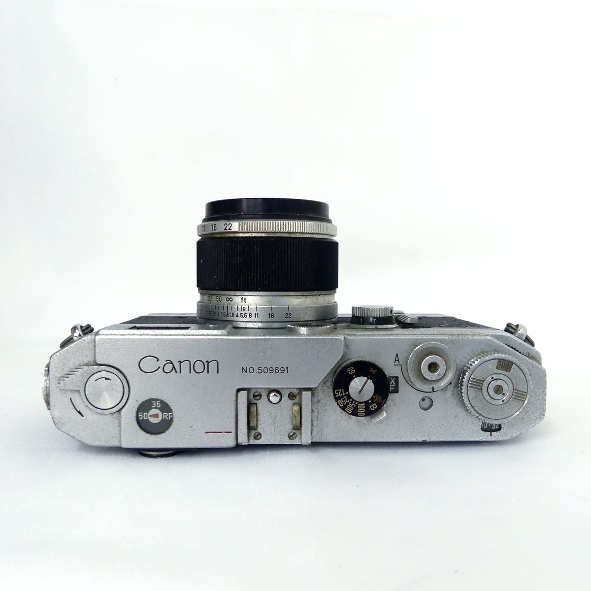 キャノン Canon モデルVT + レンズ 50mm F1.8 フィルムカメラ レトロ